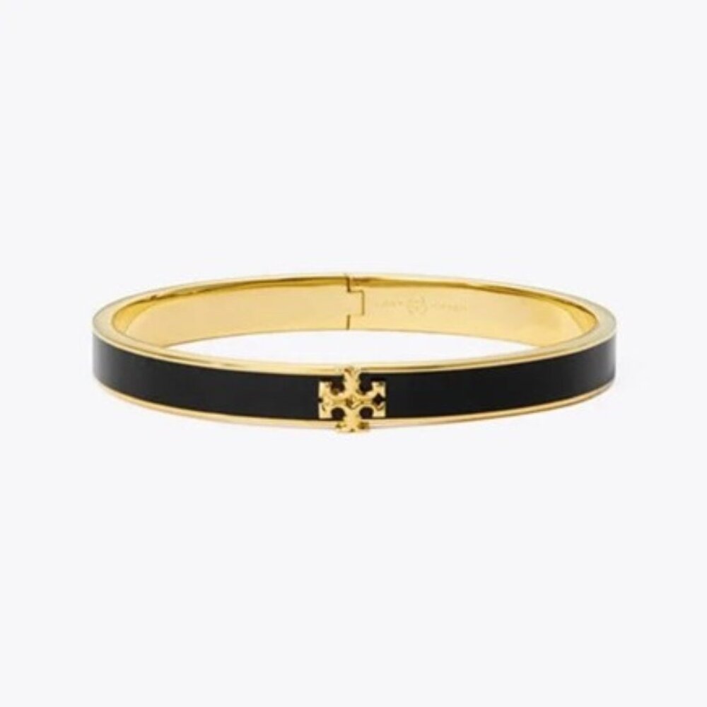 Tory Burch Kira Enamel 7mm Bangle Bracelet w Dust Bag NWOT